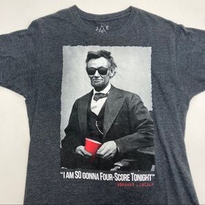 Jem Abraham Lincoln Solo Cup Tee Shirt